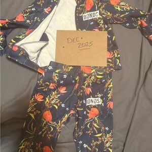 Bonds Dark Blue Floral Sleepwear Set